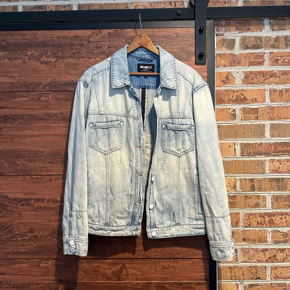 William Rast Embroidered Denim Jacket - Picture 2 of 8